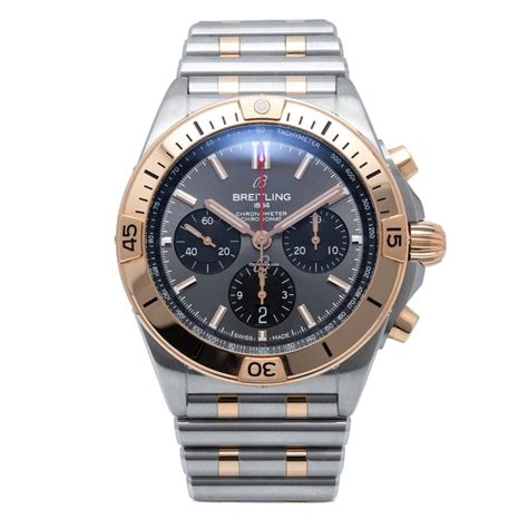 breitling chronomat rose gold steel|breitling chronomat 42 for sale.